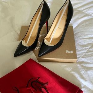 christian louboutin Kate blk New with box and dust bag
